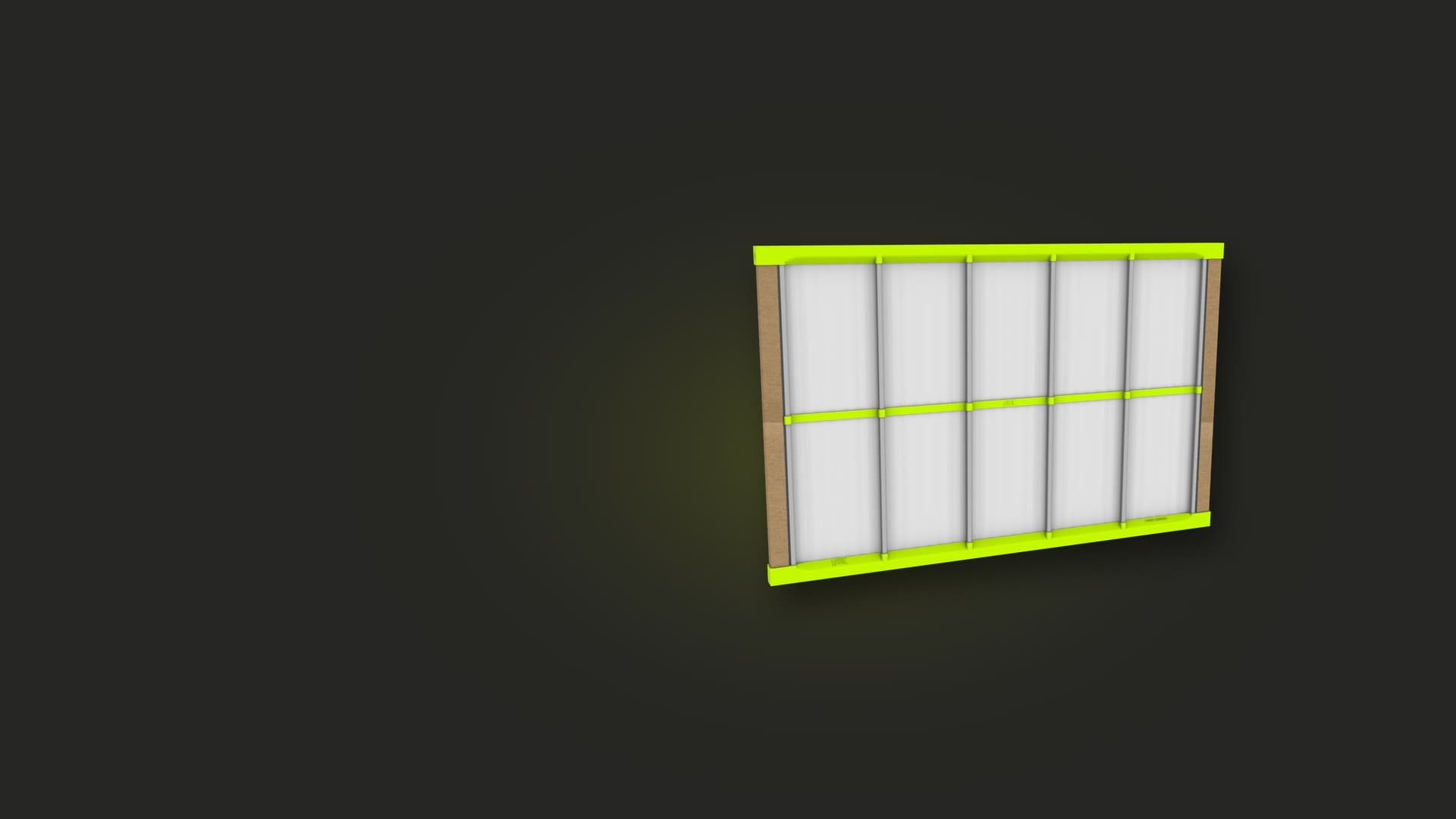 The LEAF filter frame, assembled prototype